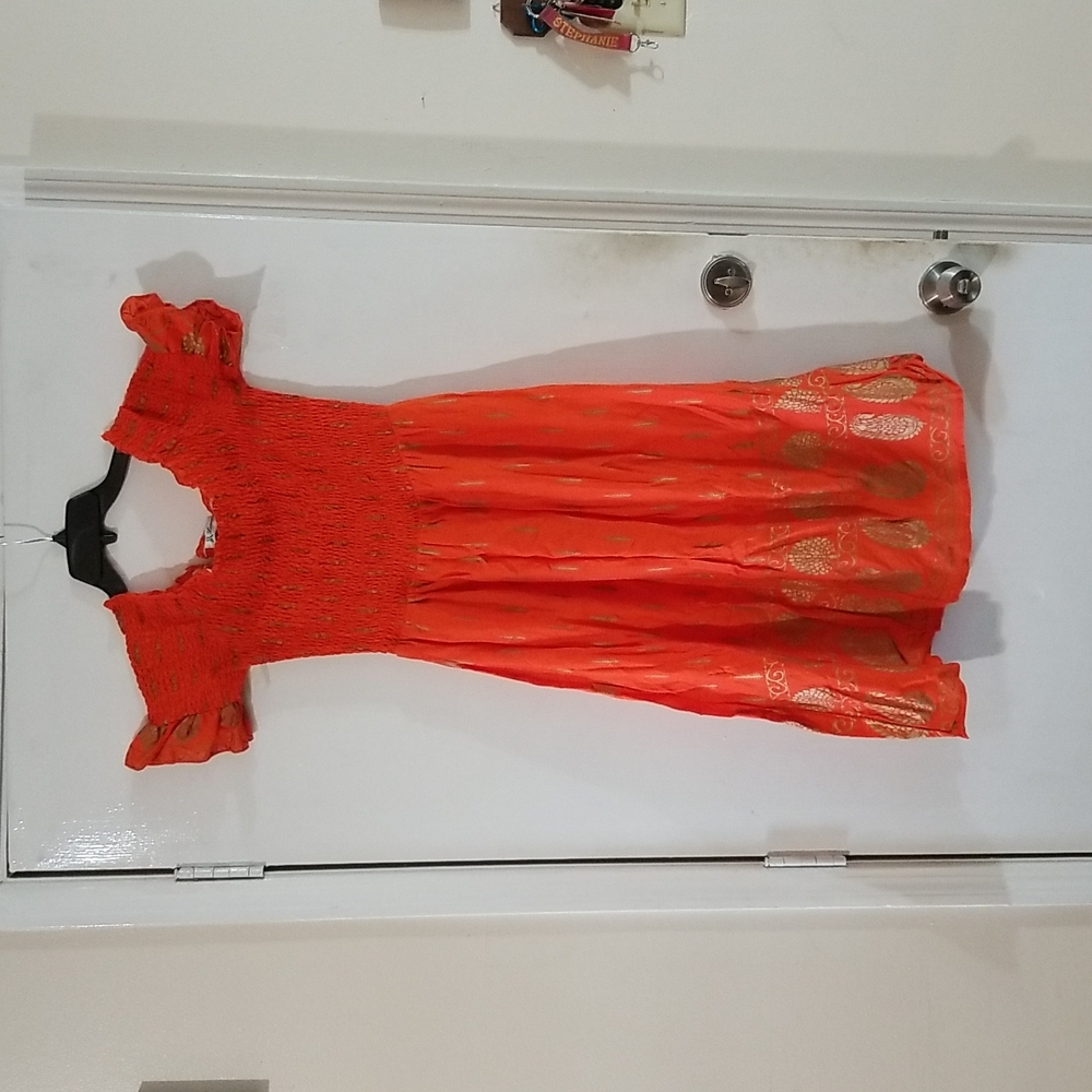 Lapogee orange dress